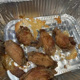 Had to put the chicken back in the oven because they were undercooked