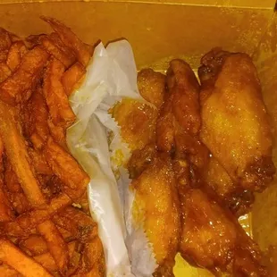 Wings Sweet Potato Fries