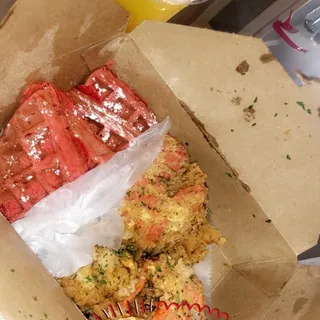 2 Fried lobster tails