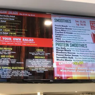 Menus