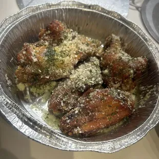 Garlic Parmigiana Wings