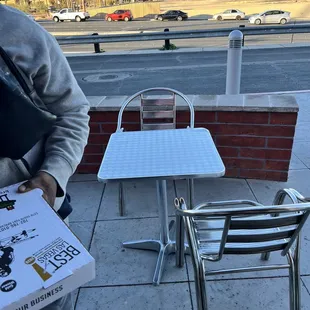 Outside dining
