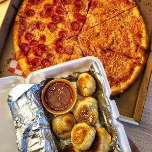 pizza, food