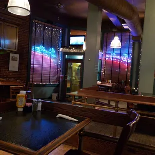 the interior of a restaurant