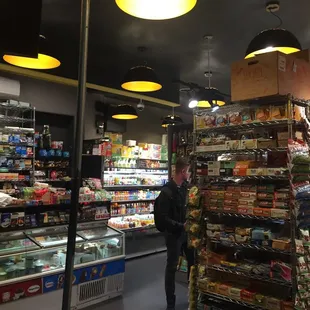 a man in a grocery store