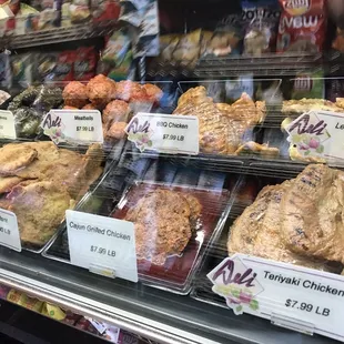 a variety of baked goods