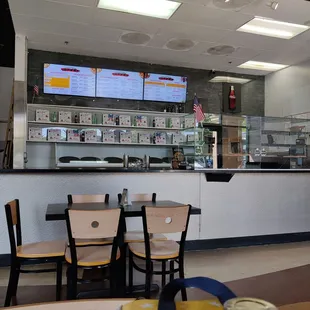 Inside the place