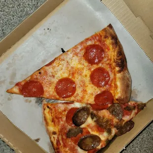 Pepperoni and Pepperoni and Sausage
