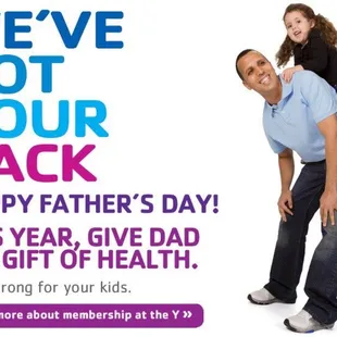 We&apos;ve Got Your Back (YMCA Happy Fathers Day)!  Love this!!