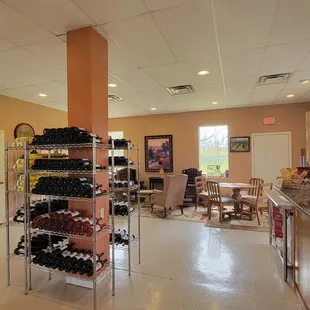the tasting room