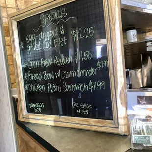 Specials board