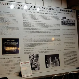 Local history exhibit