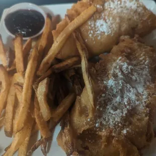 Monte Cristo with raspberry Jam