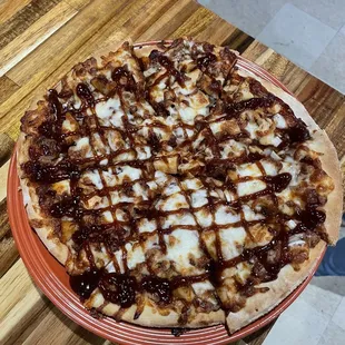 BBQ pizza