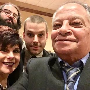 Fun with the family at the wedding