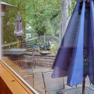 The brook in brookside from the inside