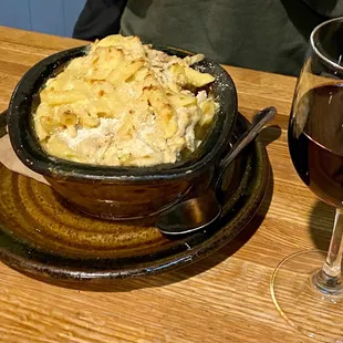 Mac n' Cheese-add your meat. This one's chicken!