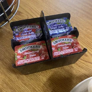 Jelly &amp; jam options