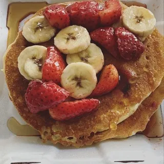 Fresh Fruit Pancakes Platter