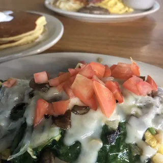 Spinach and Mushroom Omelet
