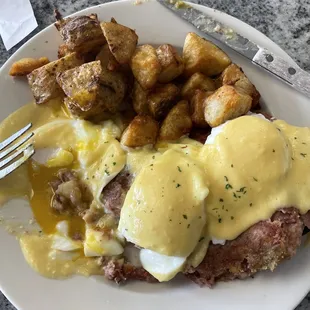 Homemade Hash Benedict