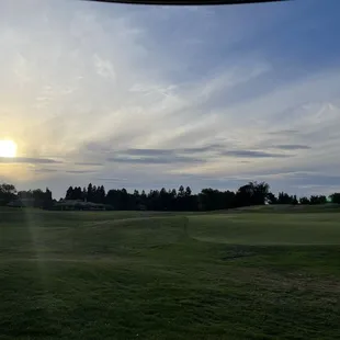 8th hole looking west