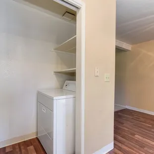 Full size washer and dryer