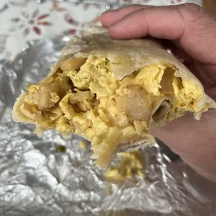 Sausage, or should I say egg burrito..  rip off