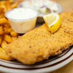 fish and chips, fish, seafood, food