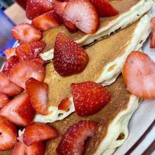 Pancakes Breakfast with fruit