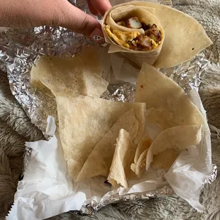All meat burrito.