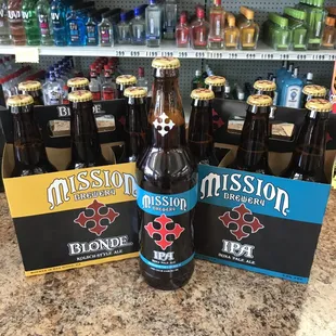 two bottles of mission blend