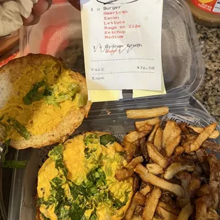 Clearly not the ketchup that's clearly on the receipt, along with my Orange Crush I didn't receive.