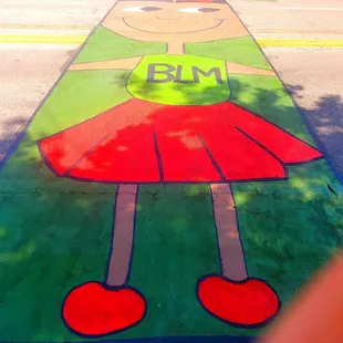 BLM Street Mural