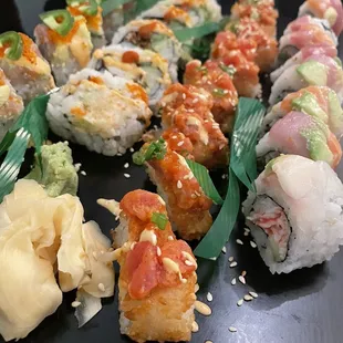 sushi and sashimi, sashimi, sushi, food