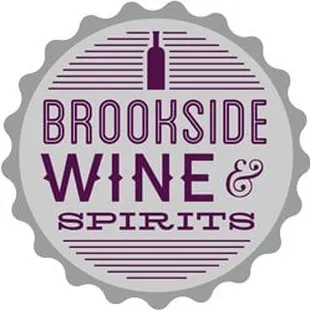 the logo for brookside wine and spirits