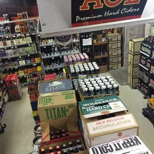 Huge walk in craft beer cave!