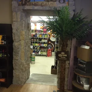 Make sure and check out the new craft beer cave!