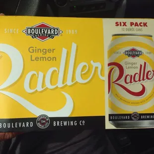 Finally get to check out the Ginger Lemon Radler!