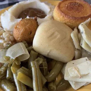 a plate of food