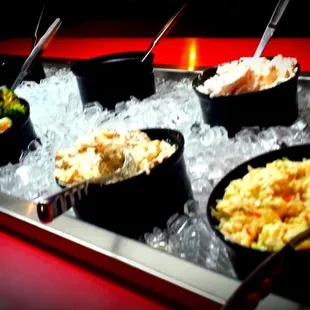 Really good Cole slaw and potato salad.