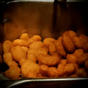 Fried shrimp tasted really fresh