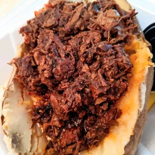 Chopped Beef Baked Potato