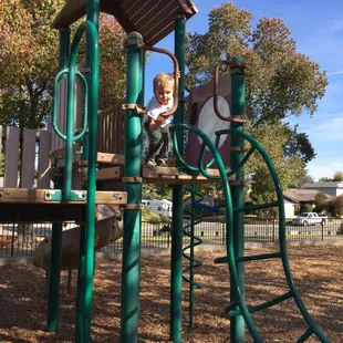 Kids having fun at playground