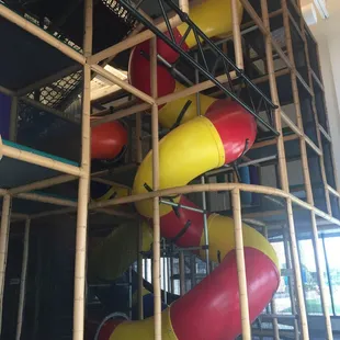 Part of the indoor play area.