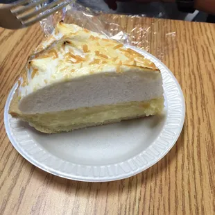 Coconut cream pie to die for