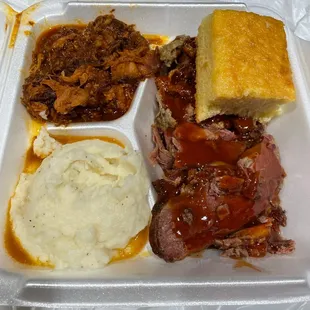 3 plate combo with mash