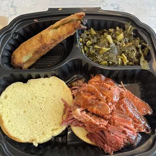 Smoked brisket sandwich $15.99