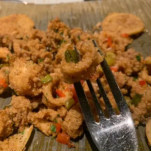 Calamari appetizer plate. Delicious!