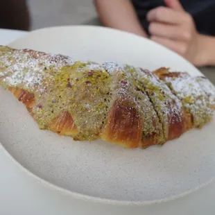 Life-changing, pistachio rose, baklava croissant!